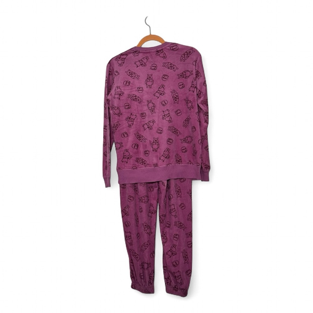 Disney Winnie the Pooh Pajama Set Women’s Small Pink Lounge Sleepwear Cute - Picture 3 of 13